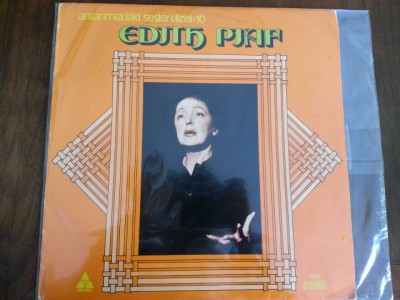 Edith Piaf Anımızdaki Sesler 33 rpm plak